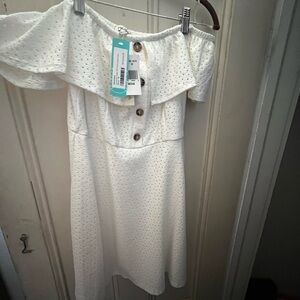 NWT white dress